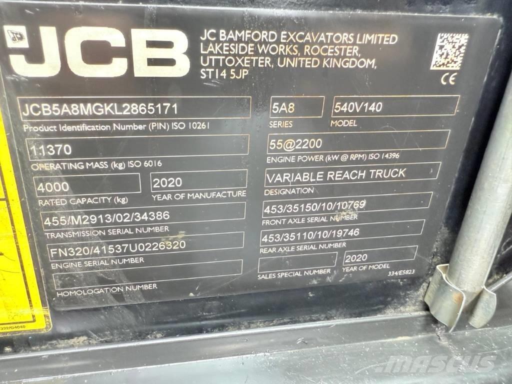 JCB 540-140 Τηλεσκοπικοί ανυψωτές