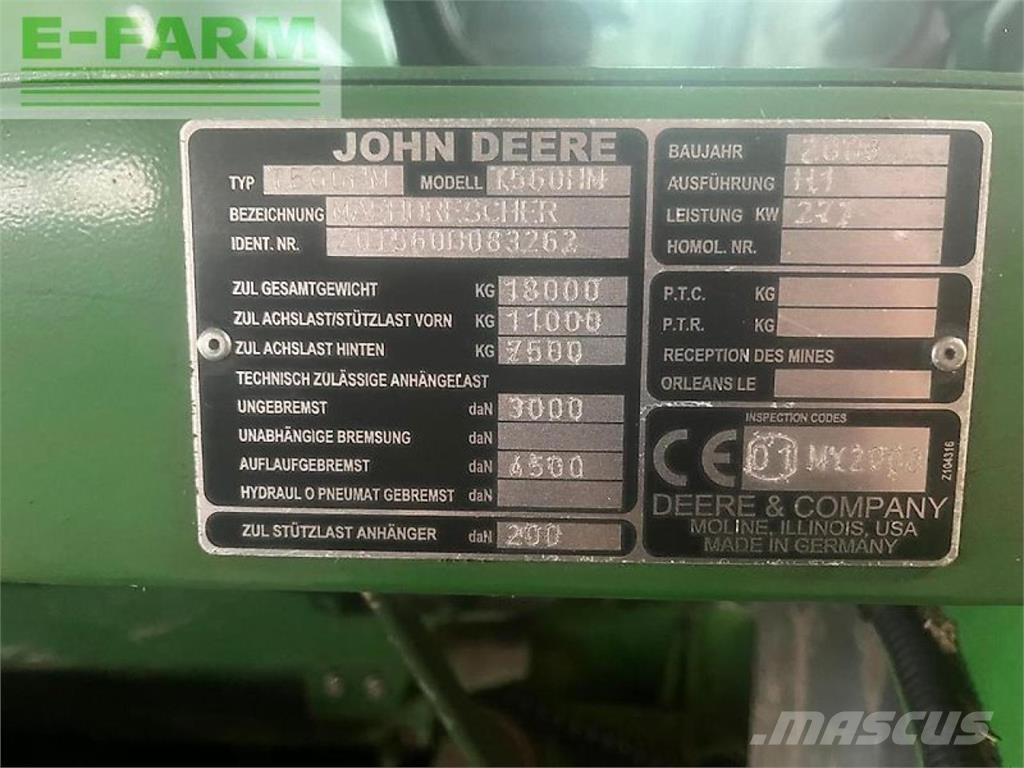 John Deere t560 hm Θεριζοαλωνιστικές μηχανές