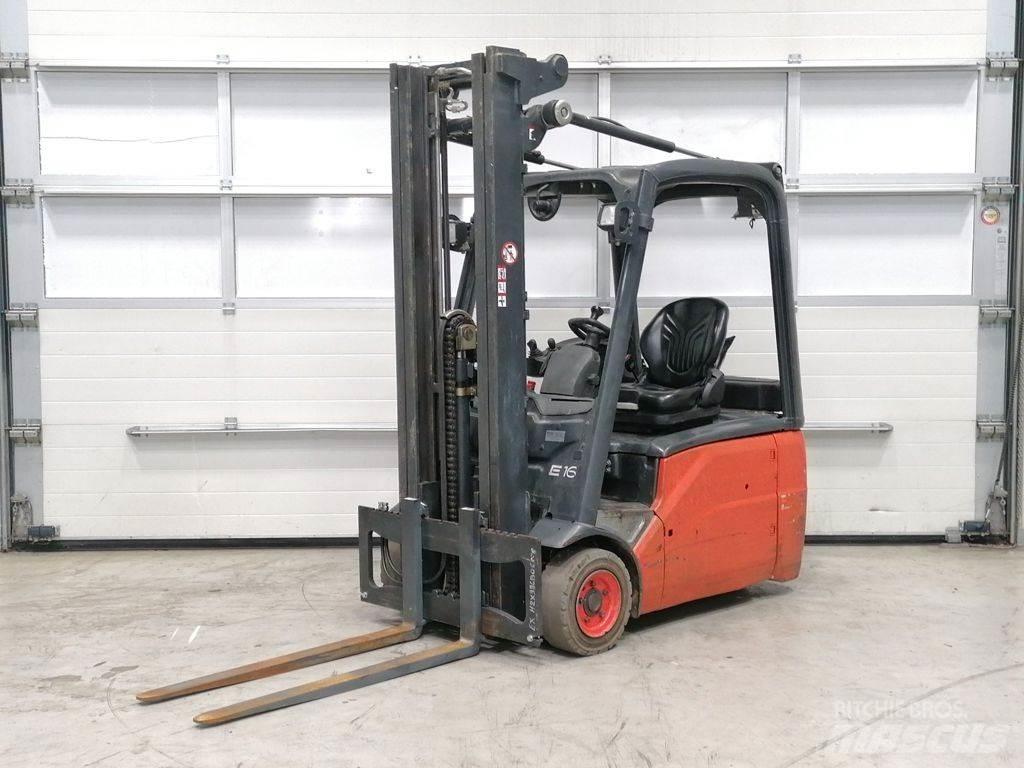 Linde E16-01 Ηλεκτρικά περονοφόρα ανυψωτικά κλαρκ