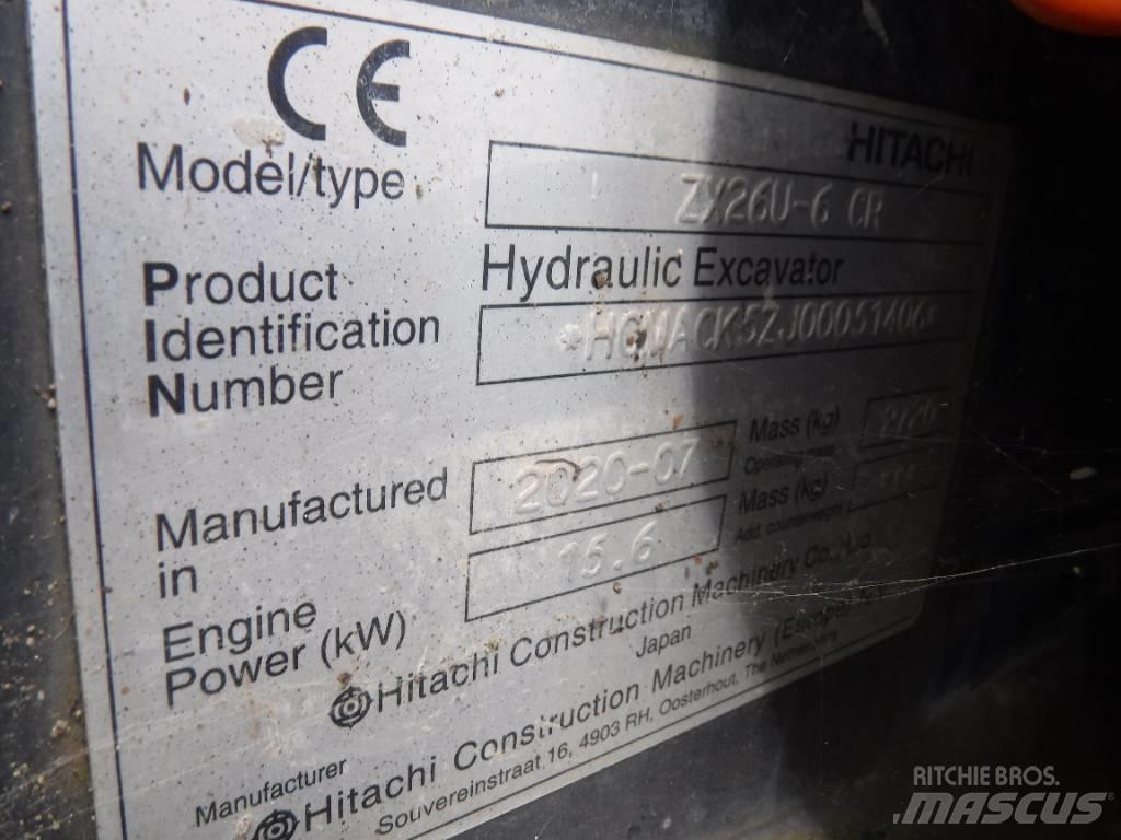 Hitachi ZX 26 U-6 Εκσκαφάκι (διαβολάκι) < 7t