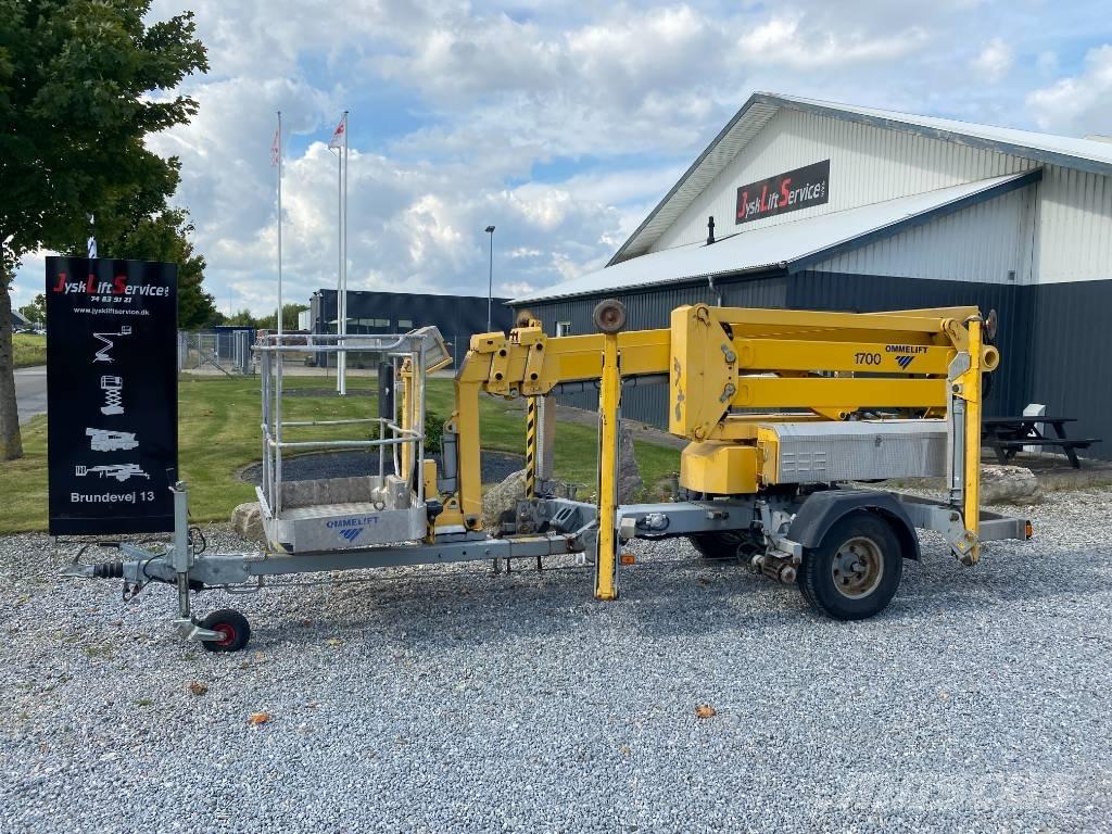 Omme 1700 EBX Εναέριες πλατφόρμες τοποθετημένες σε ρυμούλκα