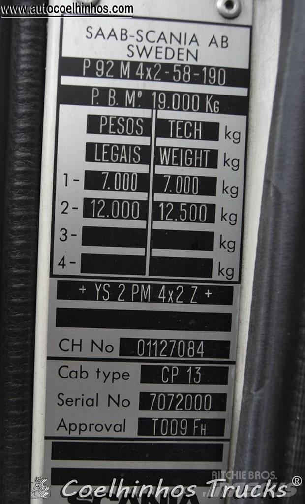 Scania 92 M Φορτηγά Καρότσα - Κουρτίνα