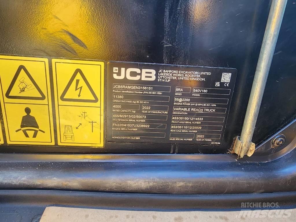 JCB 540-180 Τηλεσκοπικοί ανυψωτές
