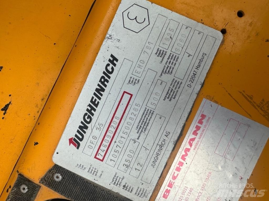 Jungheinrich EFD35 Πετρελαιοκίνητα Κλαρκ