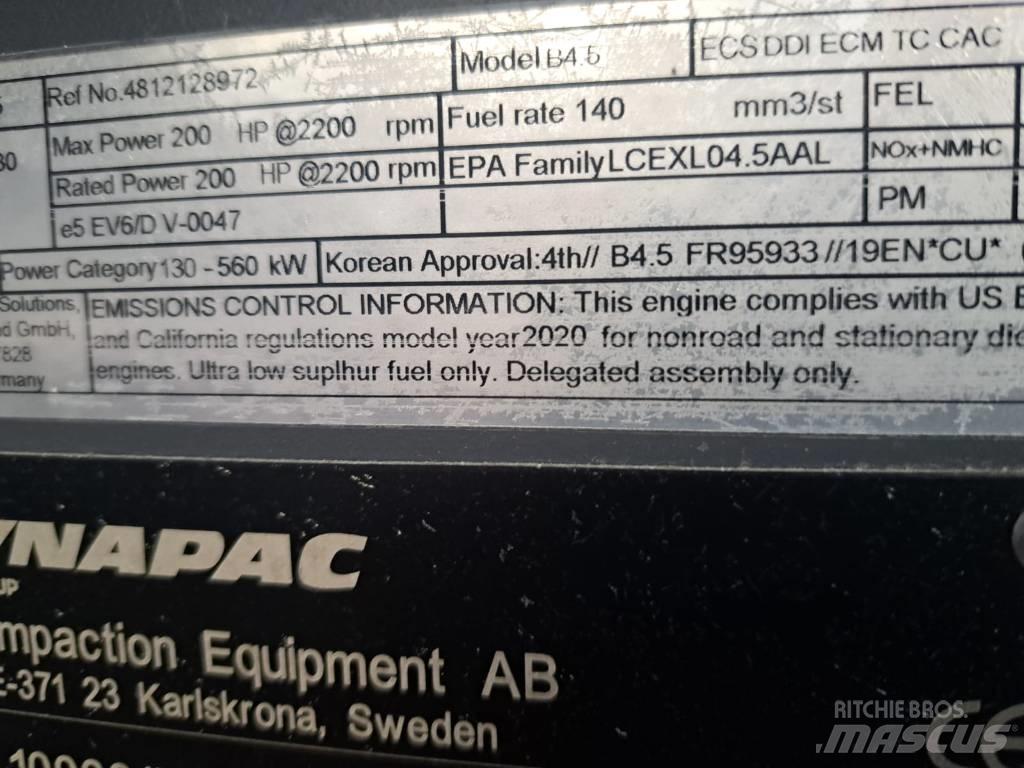 Dynapac CA6000D Οδοστρωτήρες μονού κυλίνδρου