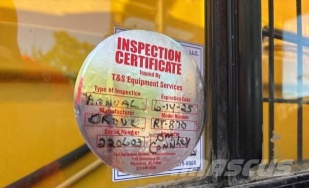 Grove RT 870 Γερανοί ανώμαλου εδάφους
