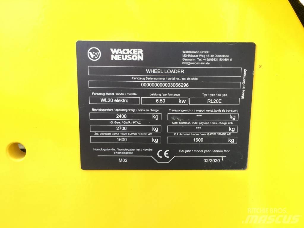 Wacker Neuson WL20e Φορτωτές με λάστιχα (Τροχοφόροι)