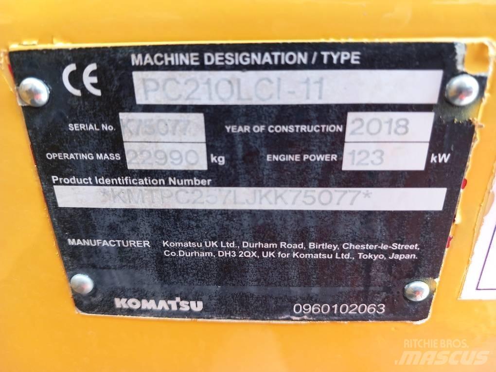 Komatsu PC210LCI-11 Εκσκαφείς με ερπύστριες