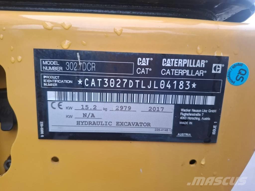 CAT 302.7 D CR Εκσκαφάκι (διαβολάκι) < 7t