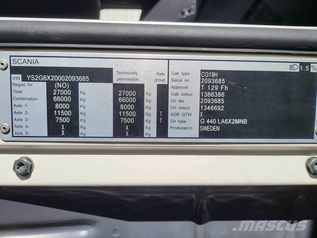 Scania G440 6X2 Τράκτορες