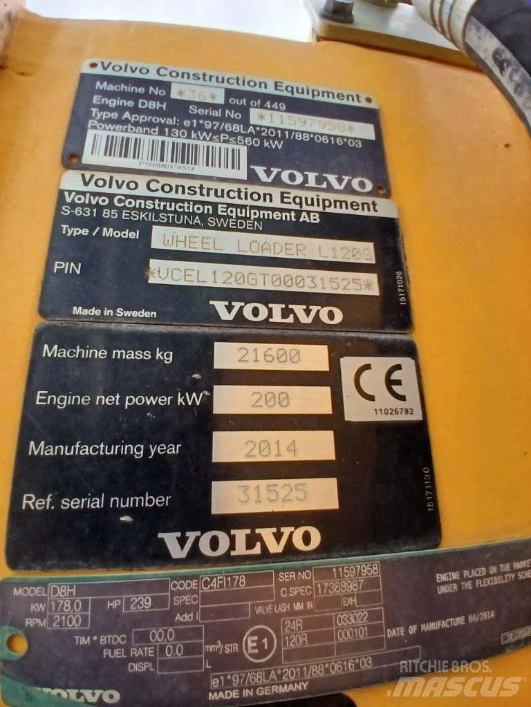 Volvo L 120 G Φορτωτές με λάστιχα (Τροχοφόροι)