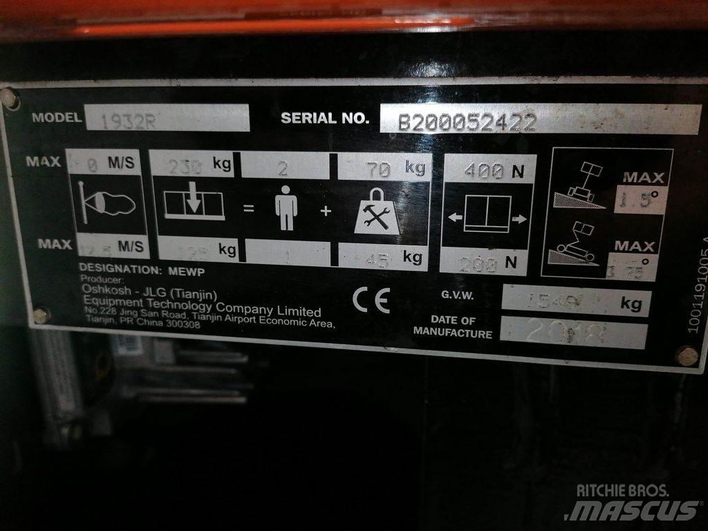 JLG 1932R Ανυψωτήρες ψαλιδωτής άρθρωσης