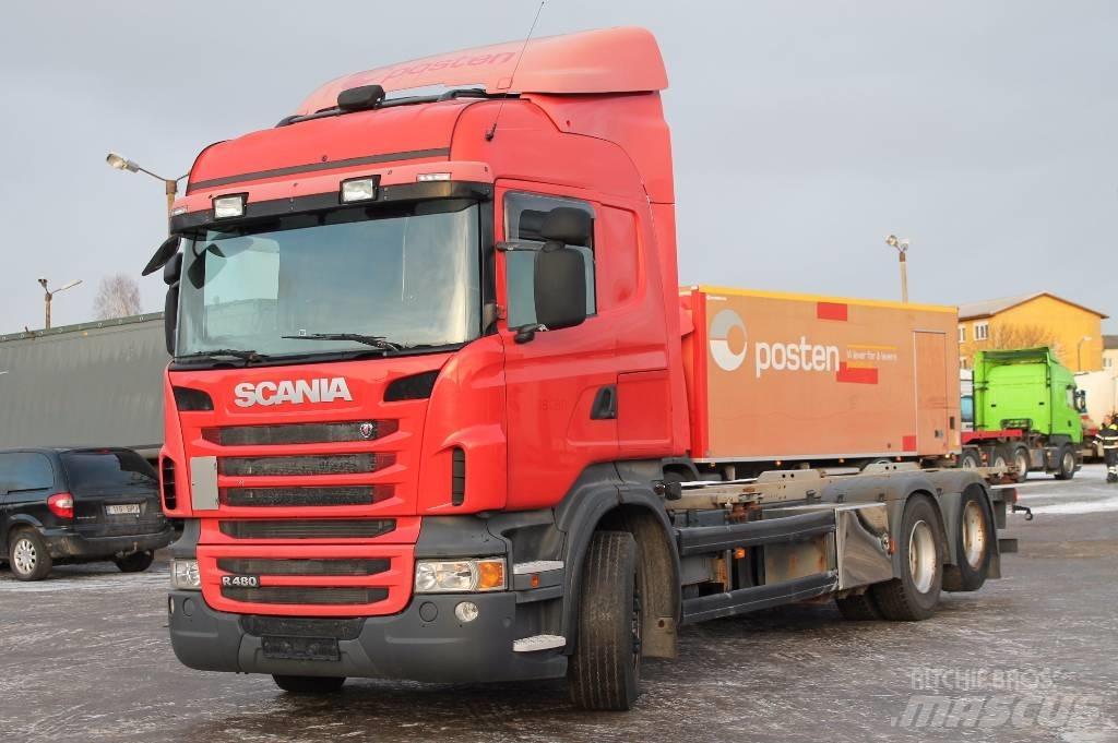 Scania R480 LB6X2HNB Φορτηγά για εμπορευματοκιβώτια