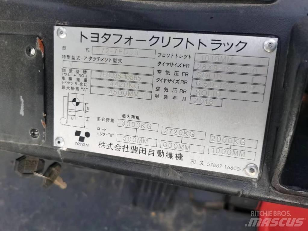 Toyota 7FD 30 Πετρελαιοκίνητα Κλαρκ