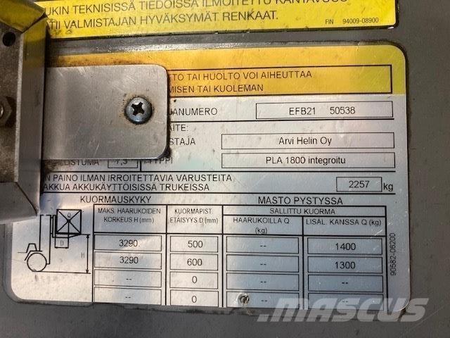 Mitsubishi FB15PNT Ηλεκτρικά περονοφόρα ανυψωτικά κλαρκ