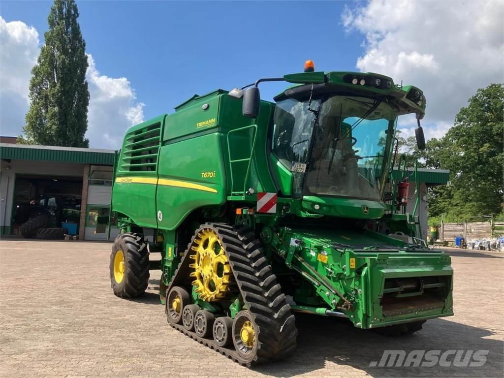 John Deere T670 Θεριζοαλωνιστικές μηχανές