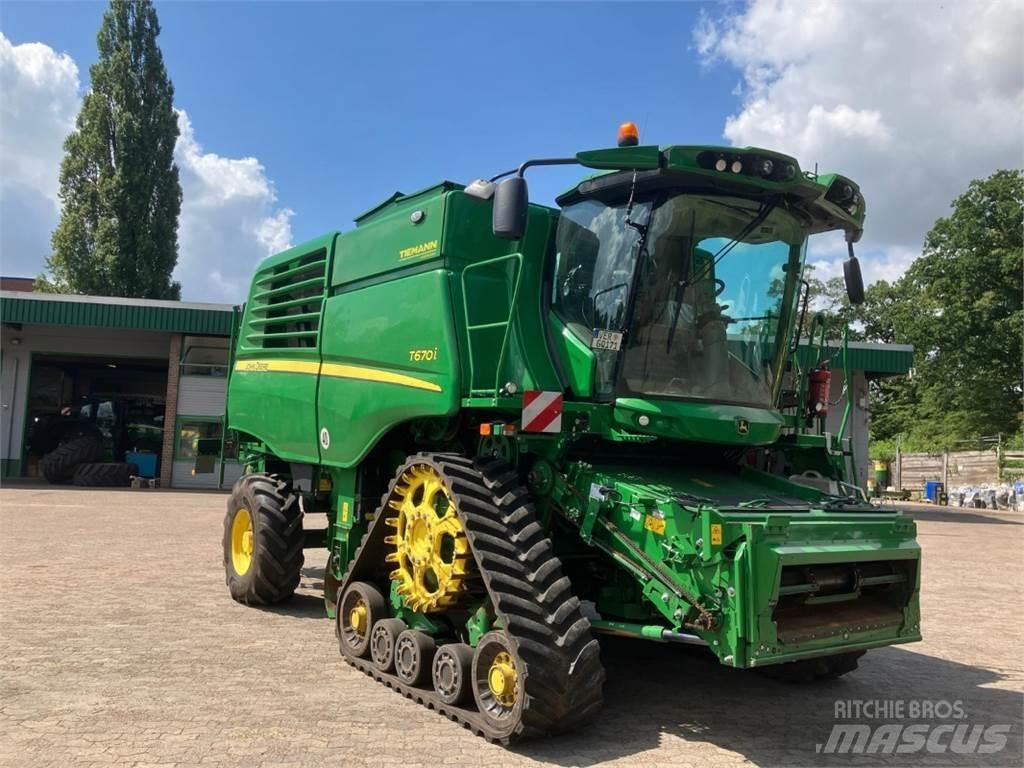 John Deere T670 Θεριζοαλωνιστικές μηχανές
