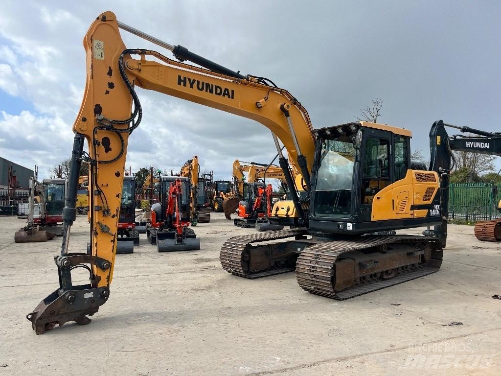 Hyundai HX140L Εκσκαφείς με ερπύστριες