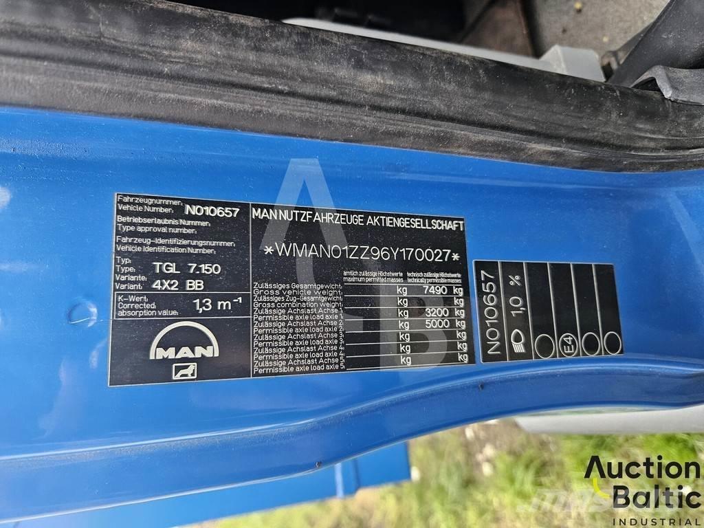 MAN 7.150 Φορτηγά Ανατροπή