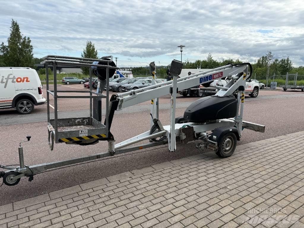 Dino 105 TL Skylift Εναέριες πλατφόρμες τοποθετημένες σε ρυμούλκα
