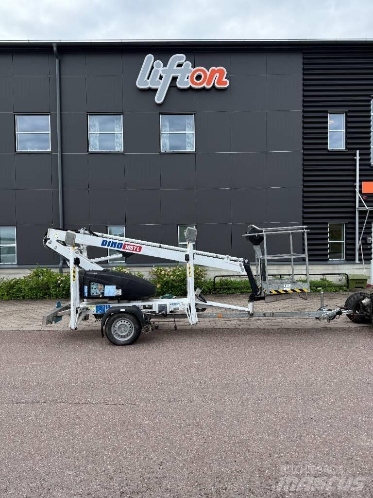 Dino 105 TL Skylift Εναέριες πλατφόρμες τοποθετημένες σε ρυμούλκα