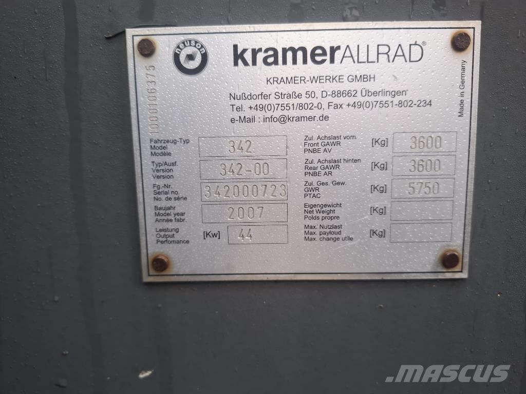 Kramer 380 Φορτωτές με λάστιχα (Τροχοφόροι)