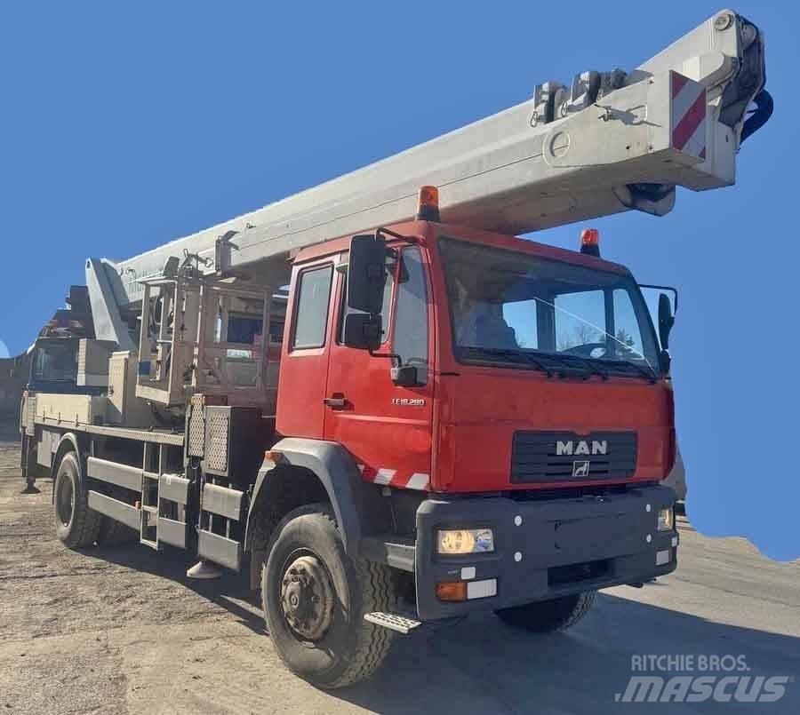 MAN LE18.280 Εναέριες πλατφόρμες τοποθετημένες σε φορτηγό