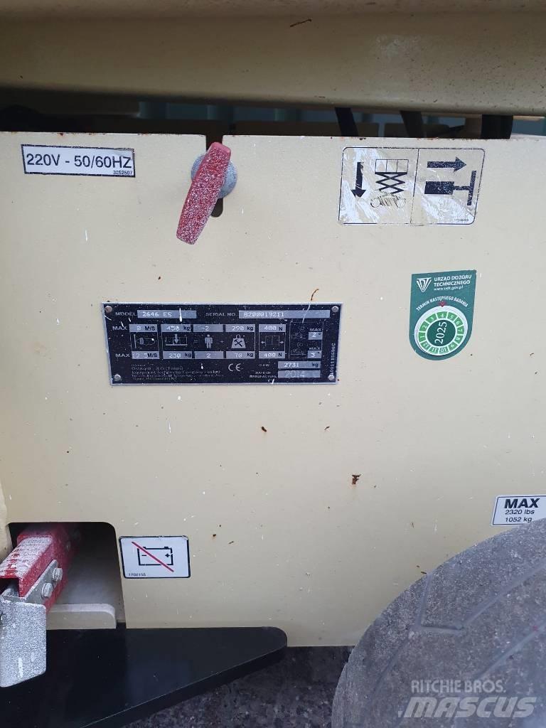 JLG 2646 ES Ανυψωτήρες ψαλιδωτής άρθρωσης
