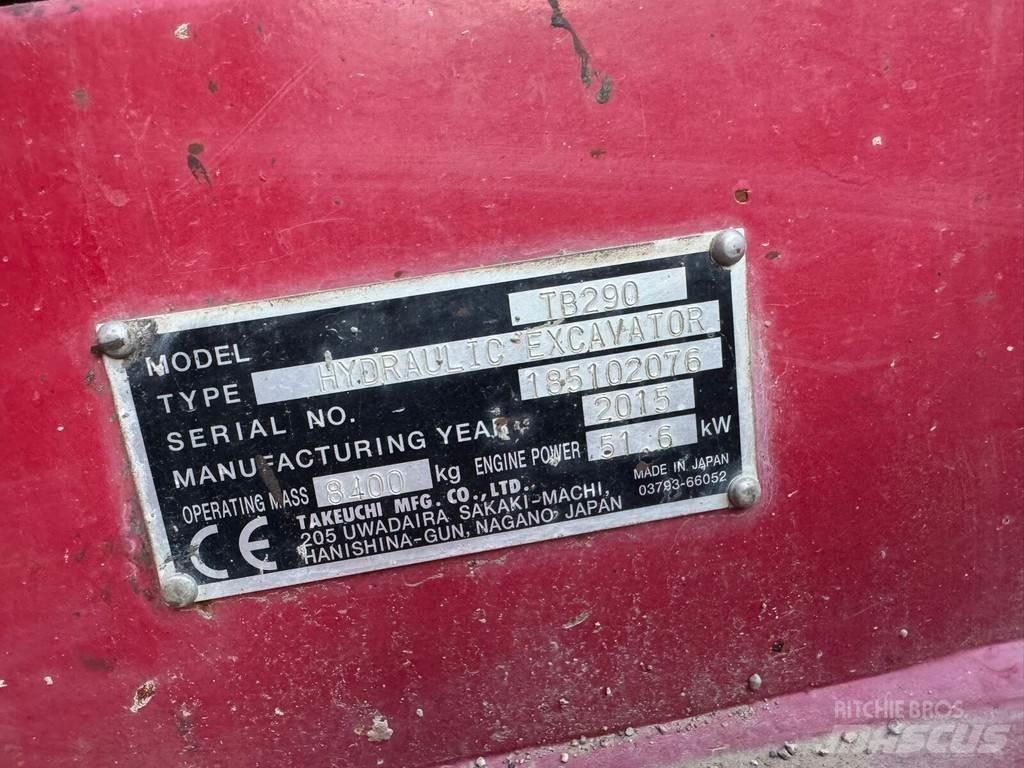 Takeuchi TB 290 Εκσκαφείς με ερπύστριες