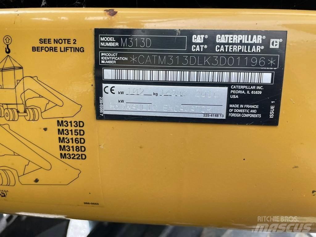 CAT M313D - CE Εκσκαφείς με τροχούς - λάστιχα