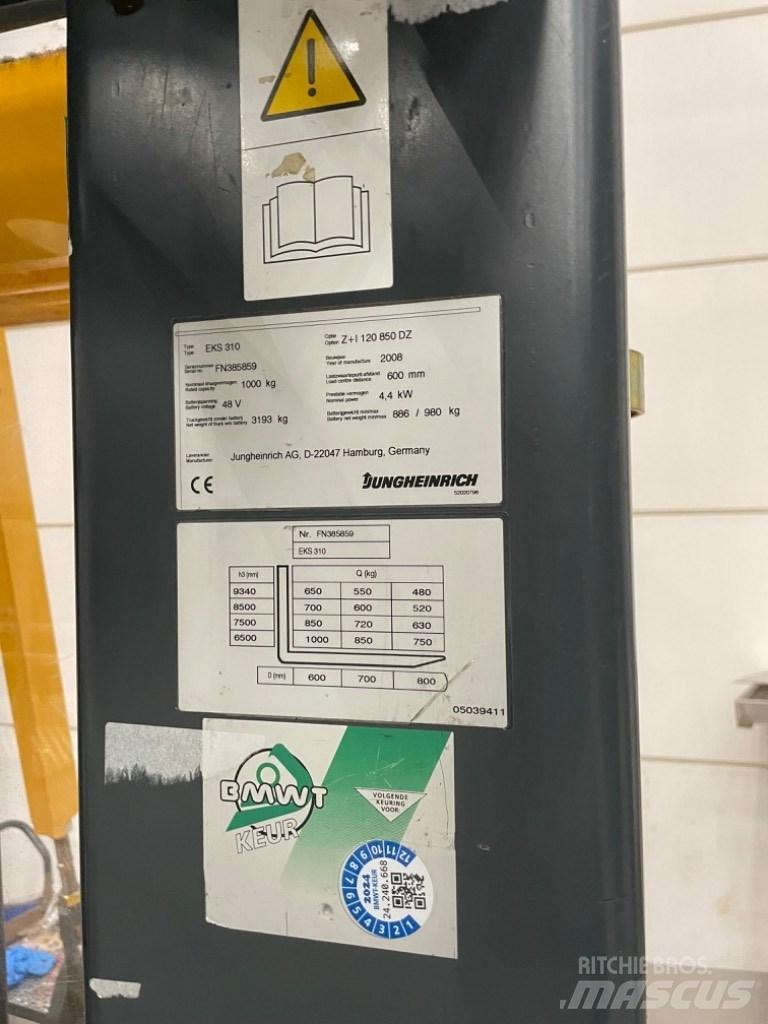 Jungheinrich EKS 310 Περονοφόρο ανυψωτικό συλλογής παραγγελιών μεγάλου ύψους