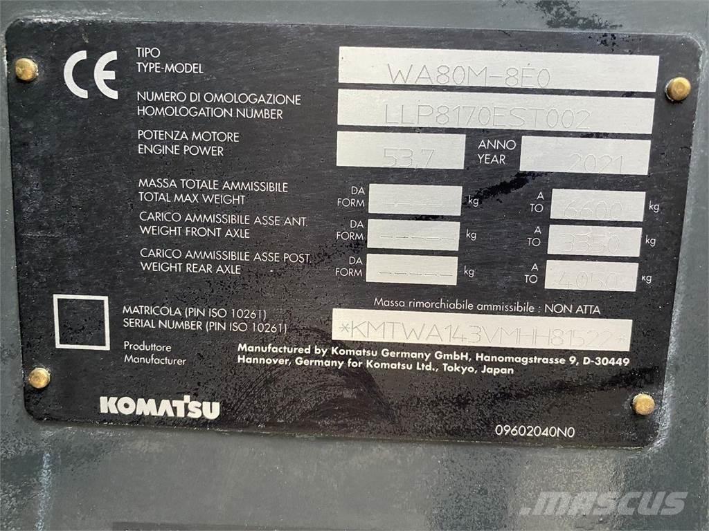 Komatsu WA80M-8EO Φορτωτές πολλαπλών χρήσεων