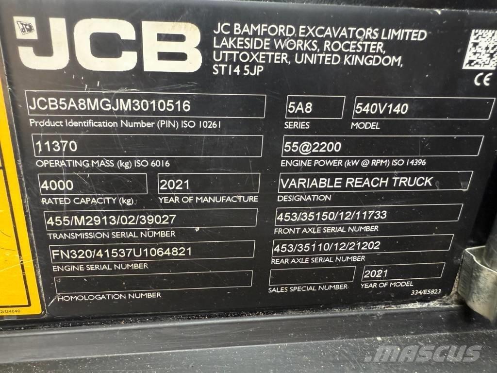 JCB 540-140 Τηλεσκοπικοί ανυψωτές