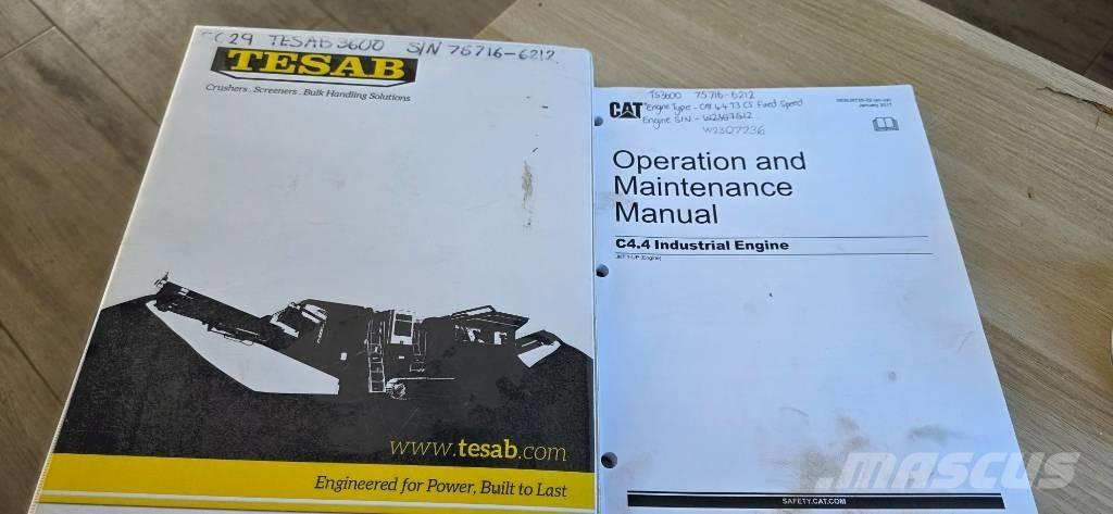 Tesab TS3600 Μηχανές κοσκινίσματος