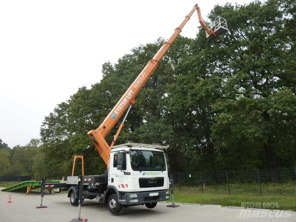 Ruthmann T 330 Εναέριες πλατφόρμες τοποθετημένες σε φορτηγό