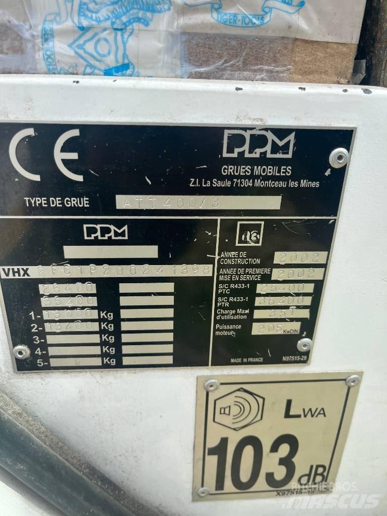 Terex PPM ATT 400/3 Γερανοί παντός εδάφους