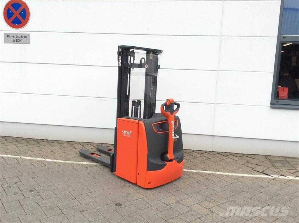 Linde L14 Παλετοφόρα πεζού χειριστή με ιστό