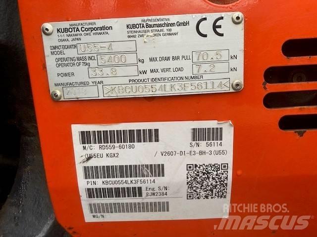 Kubota U 55-4 Εκσκαφάκι (διαβολάκι) < 7t