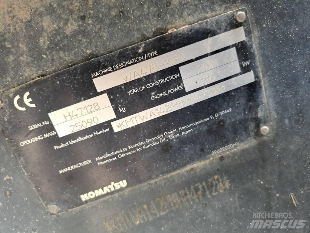 Komatsu WA475-10E0 Φορτωτές με λάστιχα (Τροχοφόροι)