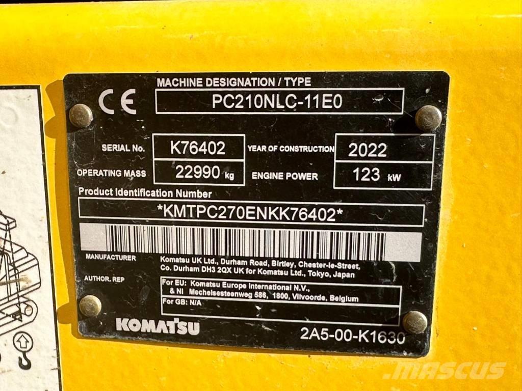 Komatsu PC 210 NLC Εκσκαφείς με ερπύστριες