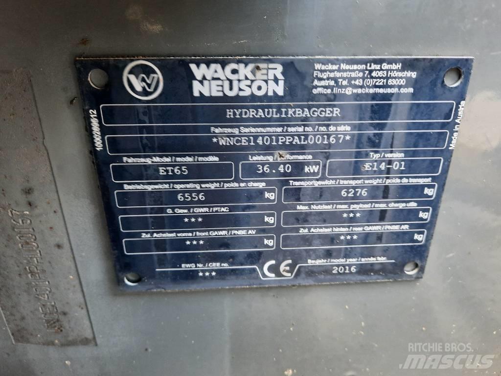 Wacker Neuson ET 65 Εκσκαφάκι (διαβολάκι) < 7t