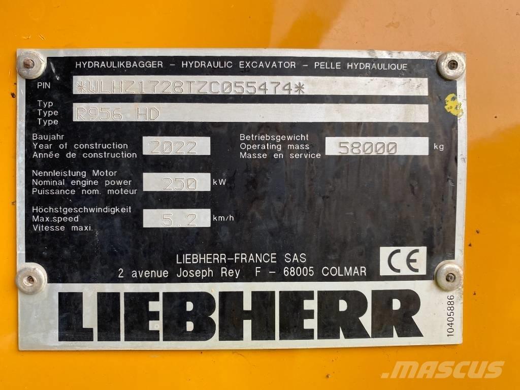 Liebherr R 956 HD Εκσκαφείς με ερπύστριες