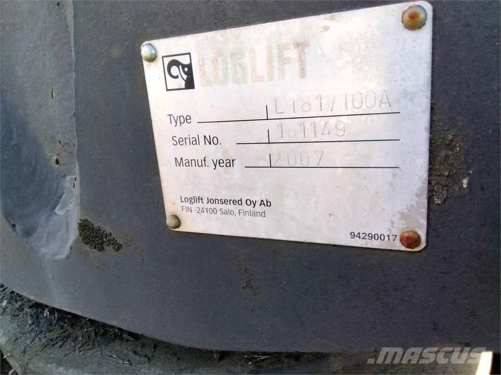 Loglift L181V Γερανοί συλλεκτικών μηχανών