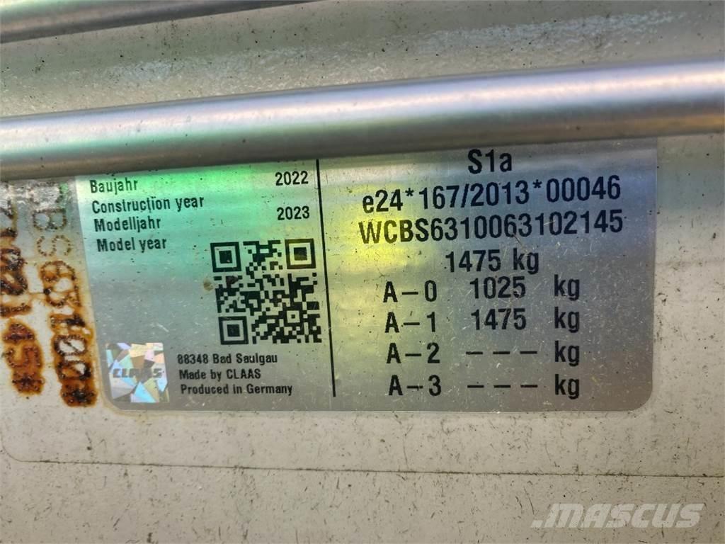 CLAAS VOLTO 1300 T Τσουγκράνες και χορτοξηραντικές μηχανές