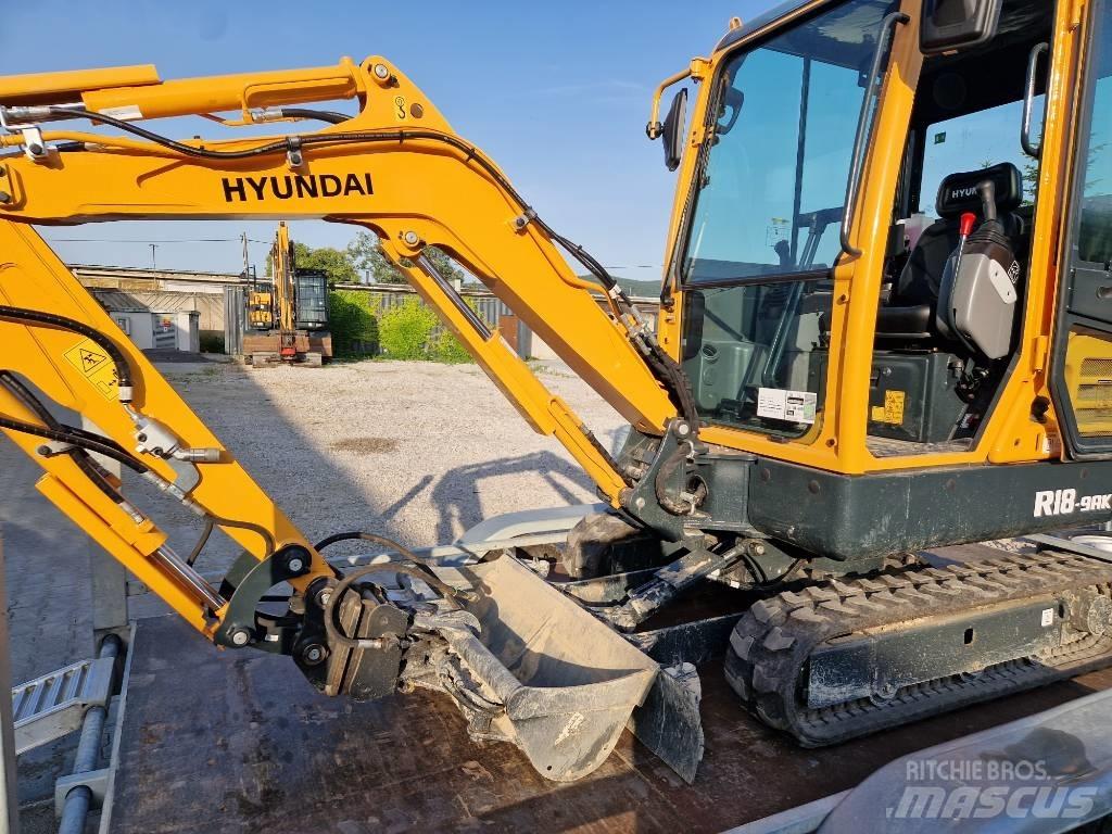 Hyundai R18-9AK Εκσκαφάκι (διαβολάκι) < 7t