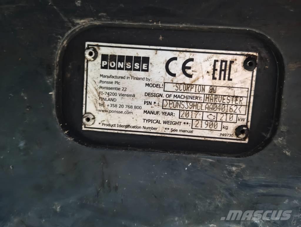 Ponsse Scorpion Θεριζοαλωνιστικές μηχανές