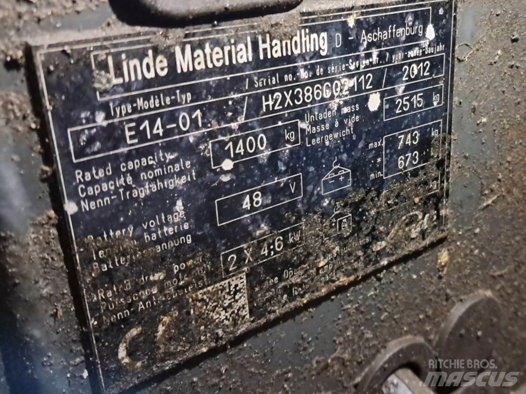 Linde E14-01 Ηλεκτρικά περονοφόρα ανυψωτικά κλαρκ