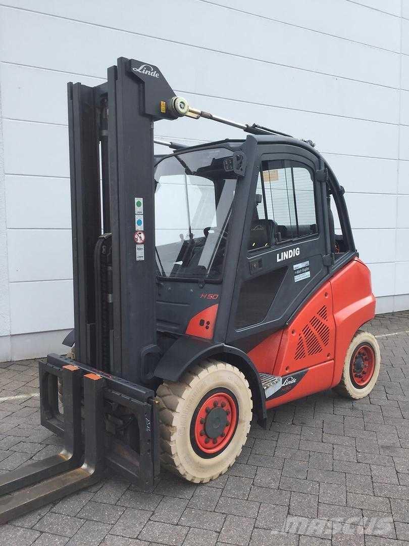 Linde H50T Περονοφόρα ανυψωτικά κλαρκ με φυσικό αέριο LPG