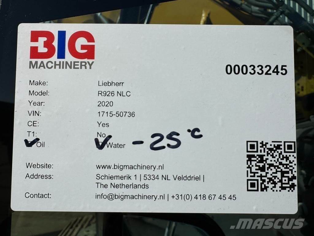 Liebherr R926 NLC Εκσκαφείς με ερπύστριες