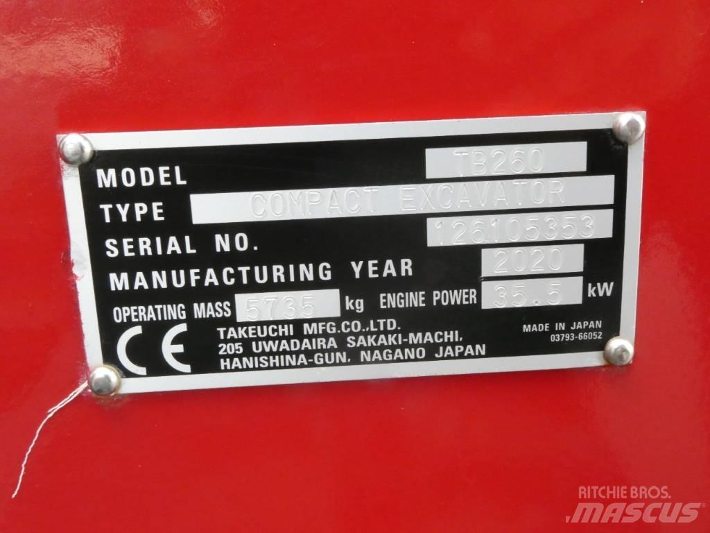 Takeuchi TB260 Εκσκαφάκι (διαβολάκι) < 7t